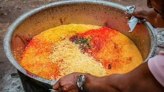 Yasir bhai's Chicken Biriyani Making Style for 300 Peoples