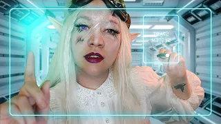 ASMR / Alien Examines & Measures You (Mirrored Face Touching, Taking Samples, Eye exam, etc)