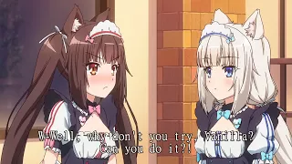 Nekopara OVA Chocola & Vanilla Enjoy Throat Scritching