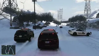 Stolen Phoenix Pursuit In The Snow (GTA 5 LSPDFR)