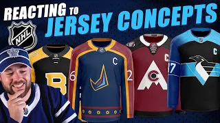 Reacting to NHL Jersey Concepts!