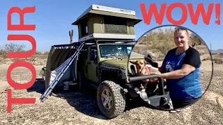 TOUR Jeep Wrangler Sahara_Overland Off Grid Camping