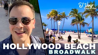 HOLLYWOOD BEACH BROADWALK - TOP THINGS TO DO in Hollywood Broadwalk *Travel Vlog 2021*