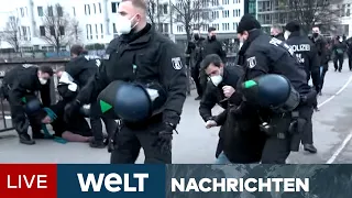 CORONA: Krawalle in Hamburg! Großeinsatz der Polizei - Verfassungsschutz warnt | WELT Newsstream