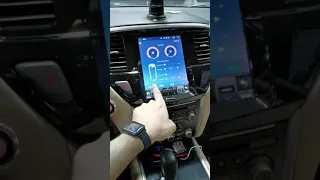 Nissan Pathfinder Android Tesla Style 4GB Ram with Carplay نيسان باثفيندر