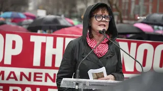 Susan Sarandon Speaks at Palestine Millions March 240302