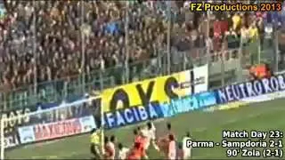 Serie A 1993-1994, day 23 Parma - Sampdoria 2-1 (Zola goal)