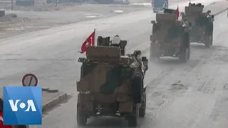 Turkish Military Convoy Seen in Syria’s Idlib