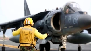 Harrier Jump Jet Make THE MOST ICONIC Noise During Vertical Landing & Takeoff