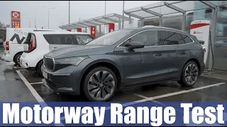 Skoda Enyaq IV80 (77kWh net) Range, Efficiency & Charging Test!