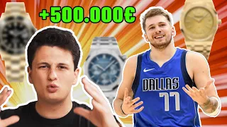 (REAKCIJA) Luka Dončić in njegova RESNA zbirka ur! (Rolex, AP, Hublot ...) // 15 čez