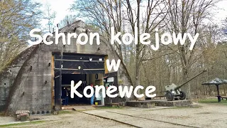 Trasa turystyczna Bunkier w Konewce. Schron. Pociąg. Anlage Mitte. Łódzkie. Polska. Poland.