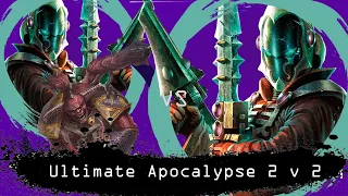 Dawn of War  Ultimate Apocalypse 2 v 2 Chaos Demons and Eldar vs Eldar