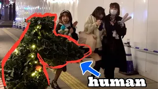Bushman Japanese Reactions 2022 Halloween Cosplayer's great reactions!!