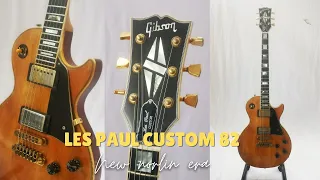 Gibson Les Paul Custom 1982. Refret & replace binding.