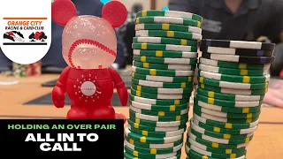 ALL IN TO CALL AND WE HAVE AN OVER PAIR - Kyle Fischl Poker Vlog Ep 66