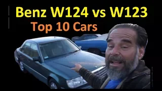 TOP 10 CARS W124 VS W123 GOOD USED CARS CHEAP CAR VIDEO