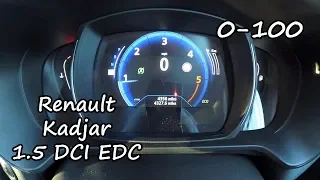 2018 Renault Kadjar 1.5 DCI EDC 0-100kph Acceleration