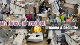 *NEW* ORGANIZING DECLUTTERING AND CLEANING MY EXTREMELY CLUTTERED MESSY HOUSE / CLEANING MOTIVATION