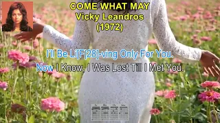 Come What May - Vicky Leandros (Karaoke Sing-A-Long) (Lyrics) & (Guitar Chords) #oldschool