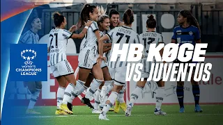 ALL TO PLAY FOR | HB Køge vs. Juventus UEFA Women's Champions League Qualifying Highlights