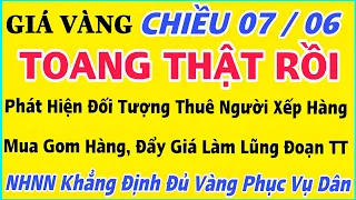 Giá vàng hôm nay 9999 ngày 7/6/2024 | GIÁ VÀNG MỚI NHẤT || Xem bảng giá vàng SJC 9999 24K 18K 10K