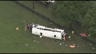LIVE:  8 dead after bus crashes carrying 53 farm workers in Marion County, Florida.