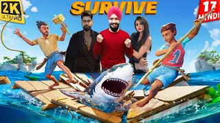 SURVIVE With Style in RAFT SURVIVAL Live Multiplayer Gameplay