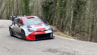 Test Rallye Monte-Carlo 2023 - Elfyn Evans - Toyota Yaris GR Rally1