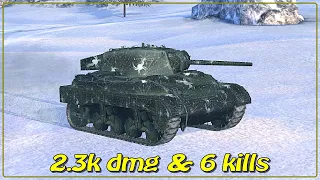 M7 • 6 frags • 2.3k dmg • WoT Blitz