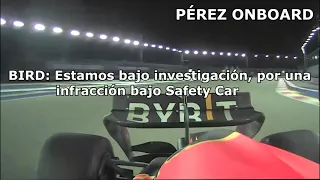 LO QUE NO SE VIO: El mensaje que motivó a CHECO PÉREZ | Gran Premio de Singapur