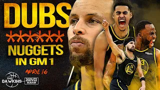 Steph Returns For Warriors, Jordan Poole **** ** a **** In Game 1 vs Nuggets 😱🤐 | 2022 WCR1