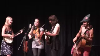 Lauren Rioux, Brittany Haas, Molly Tuttle, and Rushad Eggleston make remarkable music together