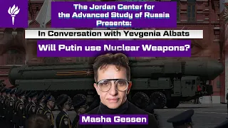 New Yorker's Masha Gessen in Conversation with Yevgenia Albats