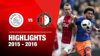 Highlights | Ajax - Feyenoord | Eredivisie 2015-2016