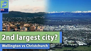 What is the Second Largest City in NEW ZEALAND? | Christchurch vs Wellington