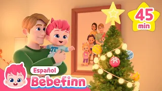 Feliz Navidad a Todos🎄 y Más Canciones Infantiles🎶 para Cantar y Bailar | Bebefinn en español