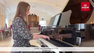 Grade 3 A:1 Ecossaise in E flat, Beethoven | ABRSM Piano (2021&2022)