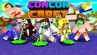 CONCONCRAFT HAPİSE ATILDIM - HERKES ZEHİRLENDİ #4 Minecraft