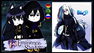 Eminence of Shadow react to Rimuru Tempest /Gacha react/