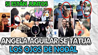 "Son Los Ojos De Nodal" Angela Aguilar Se Tatua Y Su ROMANCE Con Nodal Va En Serio
