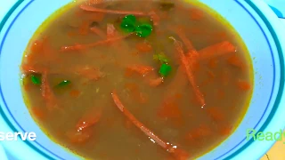 Indian Sorrel Soup with green gam lentils - A healthy appetizer