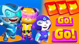 Talking Tom Hero Dash - All additional missions Hero - Angela, Tom, Ginger - Gameplay (Android, iOS)