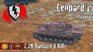 Leopard 1  |  7,2K Damage 4 Kills  |  WoT Blitz Replays