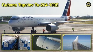 Cubana Tupolev 204-100E Holguin to La Habana MUST SEE!!! [AirClips full flight series]