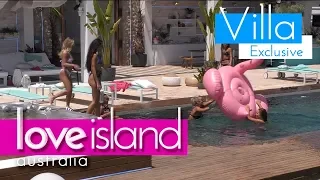 Erin and Millie fight over the flamingo | Love Island Australia 2018