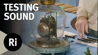 Demonstrating How Sound Can't Travel Through a Vacuum - Christmas Lectures with Charles Taylor