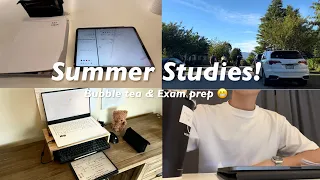 Getting Ready For School:📖💻Studying For The Sat And Other School Prep, Going To Cafes🧋