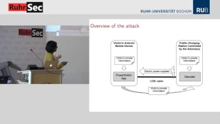 RuhrSec 2017: "A new categorization system for Side-channel attacks on mo...", Dr. Veelasha Moonsamy