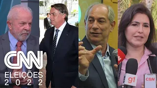 Veja como foi o dia de campanha dos presidenciáveis nesta segunda-feira (12) | JORNAL DA CNN